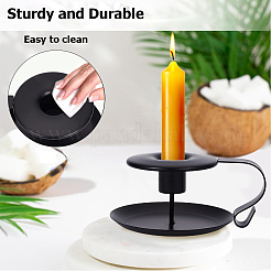 Iron Candle Holder&nbsp;DJEW-CN0001-53