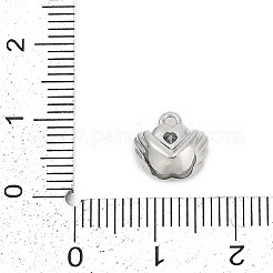 Brass Micro Pave Cubic Zirconia Charms&nbsp;LS-ZIRC-P122-01A-P01