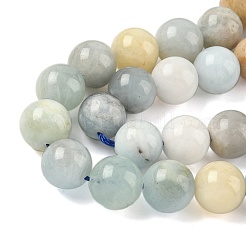 Natural Aquamarine Beads Strands&nbsp;G-D327-A01-10mm