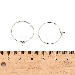 Brass Hoop Earring Findings&nbsp;KK-R112-038B