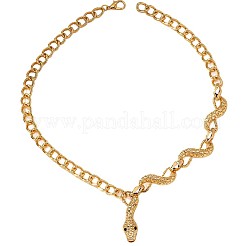 Punk Alloy Snake Pendant Iron Chain Necklaces for Women&nbsp;FS-WGADCDD-01