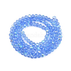 Electroplate Glass Beads Strands&nbsp;LS-EGLA-A044-T3mm-L14
