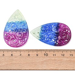 Dyed Natural Quartz Carved Big Pendants&nbsp;GG-CBA0022-15B