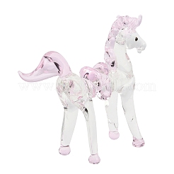 Handmade Lampwork Horse Figurines&nbsp;LAMP-C026-05B