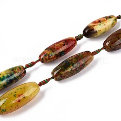 Dyed Natural Agate Beads Strands&nbsp;G-T142-02