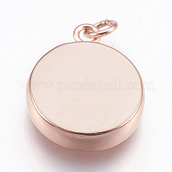 Brass Pendant Cabochon Settings&nbsp;KK-P146-08