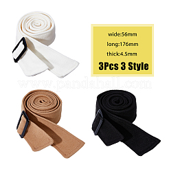 3Pcs 3 Style Woolen Coat Belts&nbsp;AJEW-FH0006-52