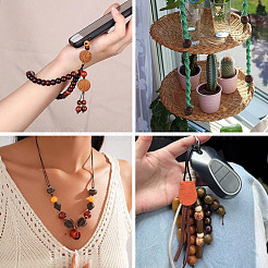 Wood European Beads&nbsp;WOOD-TA0003-10A