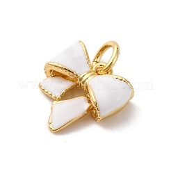 Brass Enamel Charms&nbsp;KK-Q098-27G-A