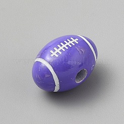 Opaque Acrylic European Beads&nbsp;SACR-CJC0001-34C