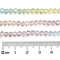 Transparent Painted Glass Beads Strands&nbsp;LS-DGLA-A034-T1mm-A15