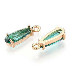 Faceted Glass Pendants&nbsp;GLAA-T010-004