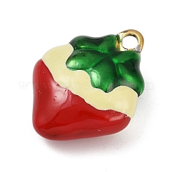 Brass Enamel Pendants&nbsp;KK-R224-14B-G