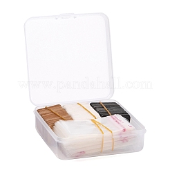 300Pcs 3 Colos Jewelry Earring Display Kraft Paper Price Tags&nbsp;DIY-LS0003-92