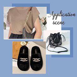 4 Styles Zinc Alloy Decorated Chain&nbsp;FIND-CA0003-92