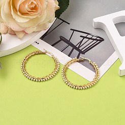 304 Stainless Steel Hoop Earrings&nbsp;EJEW-JE04375