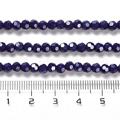 Electroplate Opaque Glass Beads Strands&nbsp;EGLA-A035-P4mm-A09