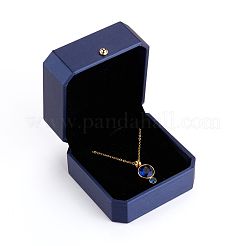PU Leather Necklace Gift Boxes&nbsp;X-LBOX-L005-D01
