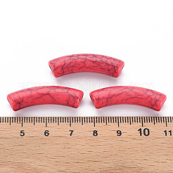 Opaque Crackle Acrylic Beads&nbsp;MACR-S372-002N-005