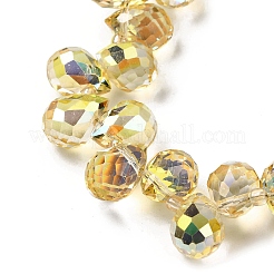 Electroplated Glass Beads&nbsp;EGLA-K062-01B-HP03