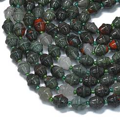 Natural Africa Bloodstone Beads Strands&nbsp;G-K389-D22-01