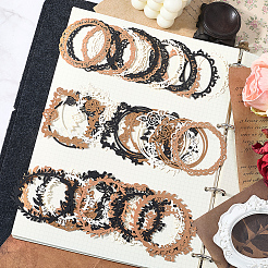 3 Sets 6 Style Vintage Cutout Lace Scrapbook Paper Pads&nbsp;DIY-CP0012-60