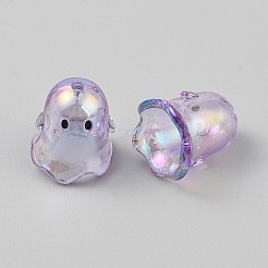 Transparent Acrylic Bead Caps&nbsp;TACR-WH0021-20A