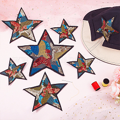 Star Sew on PVC Sequins Patches&nbsp;PATC-FG0001-15