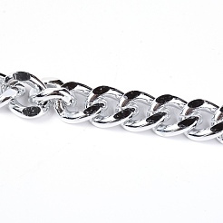 Aluminium Curb Chain&nbsp;CHA-WH0003-03P