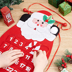 Christmas Non-woven Fabric Gnome Calendar Pendant Decorations&nbsp;DIY-WH0430-851