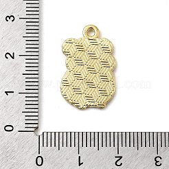 Golden Plated Alloy Enamel Pendants&nbsp;ENAM-L049-01G-09