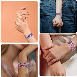 20Pcs Handmade Polymer Clay Heishi SUrfer Stretch Bracelet Set&nbsp;BJEW-SW00087