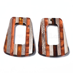 Resin & Walnut Wood Pendants&nbsp;RESI-N025-013A-D01