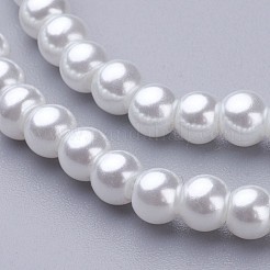 Glass Pearl Beads Strands&nbsp;HY-4D-B01
