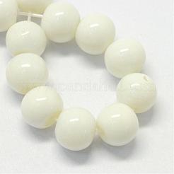 Baking Paint Glass Round Bead Strands&nbsp;DGLA-Q020-6mm-01