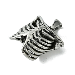 304 Stainless Steel Pendants&nbsp;STAS-C099-06AS
