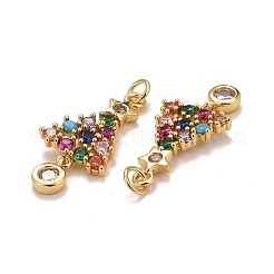 Cubic Zirconia Pendants&nbsp;KK-E262-07G