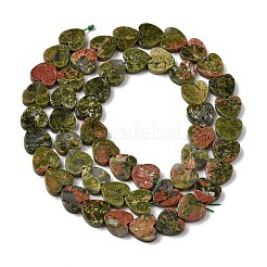 Natural Unakite Beads Strands&nbsp;G-M403-A23-03
