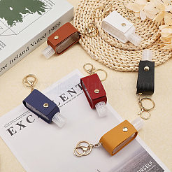 6Pcs 6 Colors Plastic Hand Sanitizer Bottle&nbsp;AJEW-CA0004-05