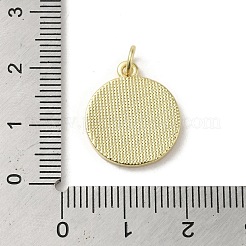 Brass Pave Shell Pendants&nbsp;KK-I708-14G-G