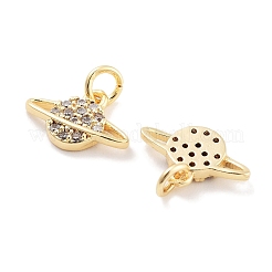 Brass with Cubic Zirconia Pendants&nbsp;KK-P271-31G