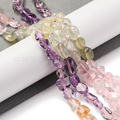 Natural Prehnite & Rose Quartz & Amethyst & Citrine Beads Strands&nbsp;G-L610-B14-01