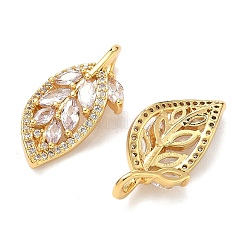 Brass Micro Pave Cubic Zirconia Pendants&nbsp;KK-A281-17G