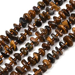 Natural Tiger Eye Beads Strands&nbsp;G-P619-B01-01