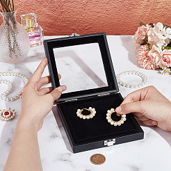 Rectangle Jewelry PU Leather Loose Diamond Storage Box&nbsp;CON-WH0094-45A