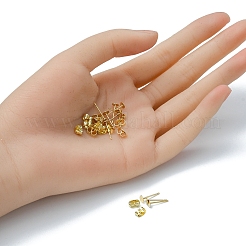 20Pcs 304 Stainless Steel Stud Earring Findings&nbsp;STAS-YW0001-42F