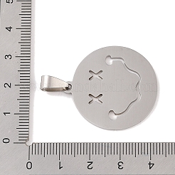 Non-Tarnish 201 Stainless Steel Pendants&nbsp;STAS-A094-12P