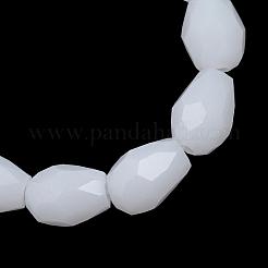 Opaque Solid Glass Bead Strands&nbsp;GLAA-R168-3x5-02C