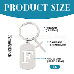 1Pc Stainless Steel Keychains&nbsp;KEYC-TADJ0001-08F