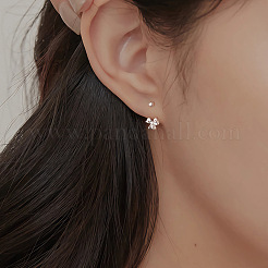 S999 Fine Silver Stud Earrings&nbsp;EJEW-A127-03S
